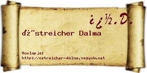Östreicher Dalma névjegykártya